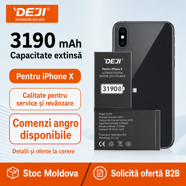 Baterii DEJI seria iPhone X