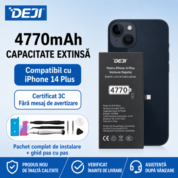 Baterii DEJI iPhone 14 Plus