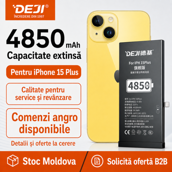 Baterii DEJI iPhone 15 Plus